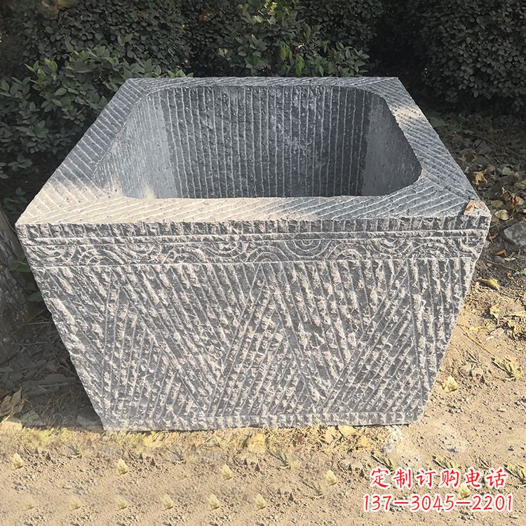 泉州精致石雕水槽,融合精美工艺