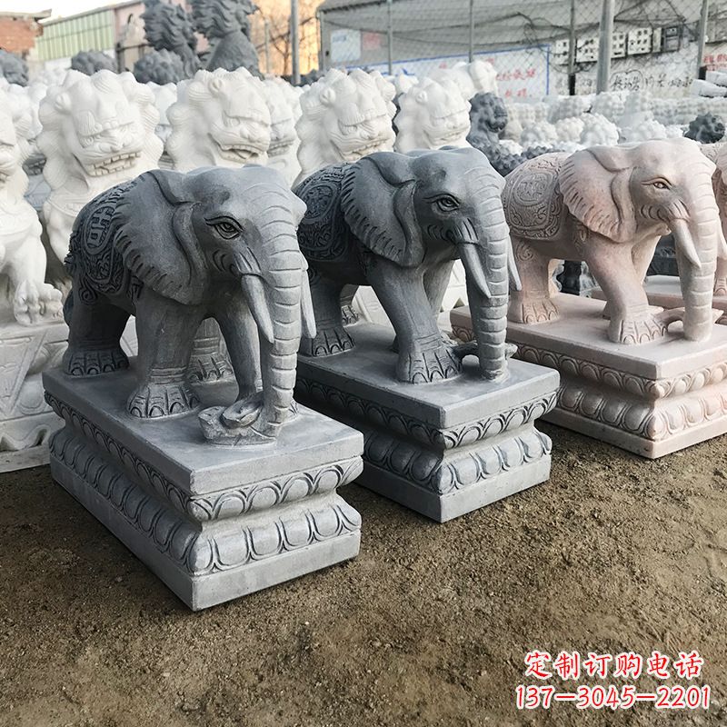 泉州中领雕塑:精美大象雕塑