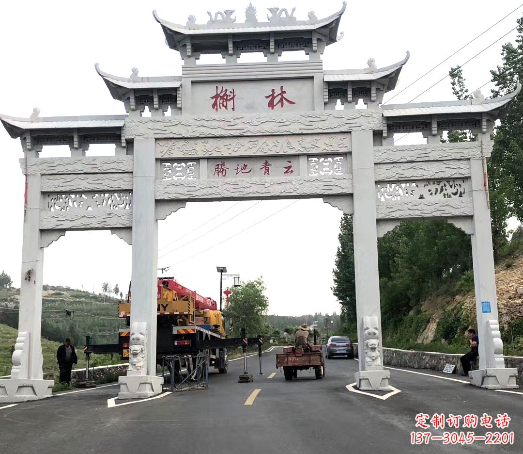 泉州中领雕塑牌楼雕塑,精美绝伦
