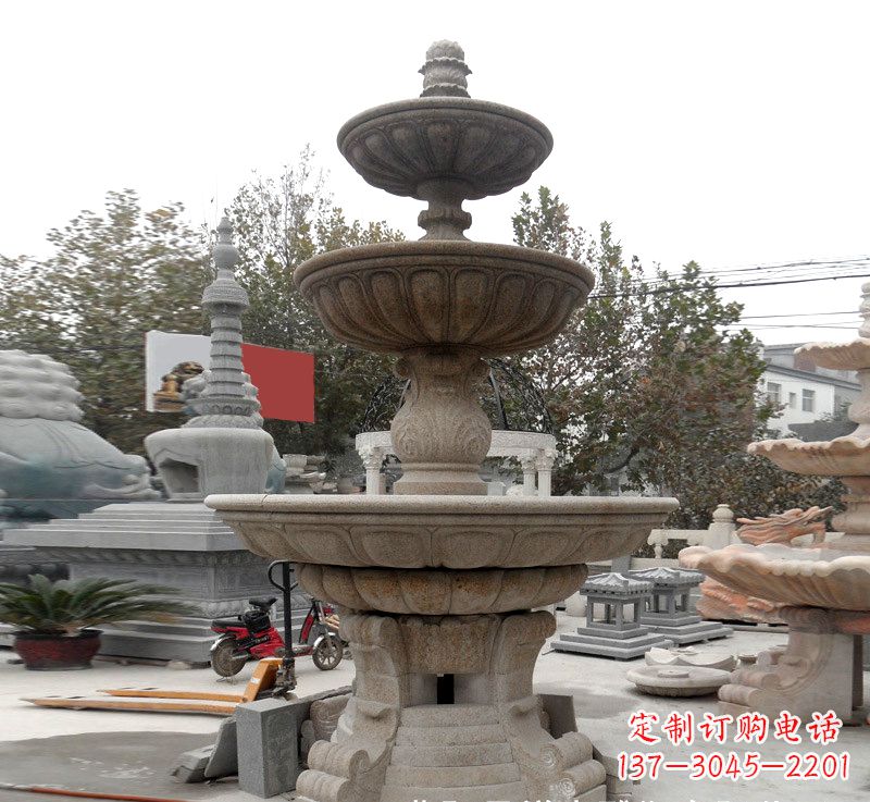 泉州钵式喷泉雕塑,精美装饰您的家园