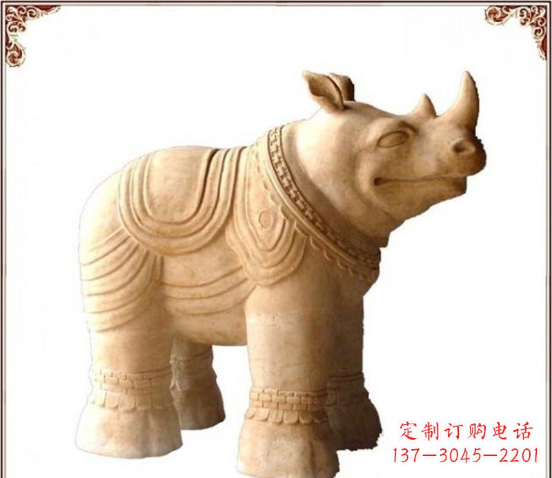 泉州石雕大水牛公园动物摆件