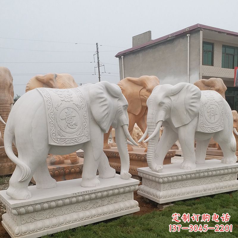 泉州精美大象雕塑,让你镇宅更加靓丽