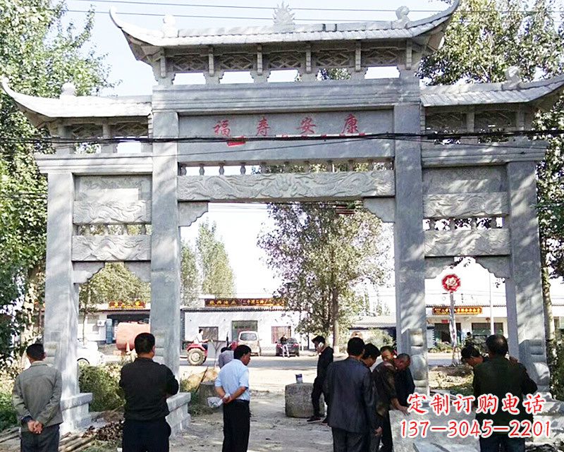 泉州中领雕塑:专业制作精美的牌坊雕塑