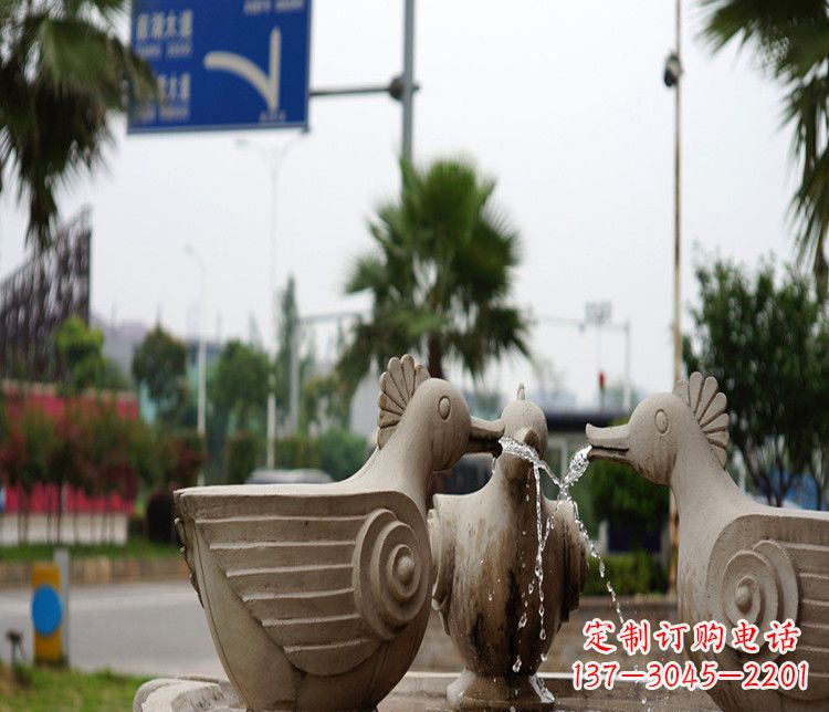泉州高雅纯石石喷泉雕塑