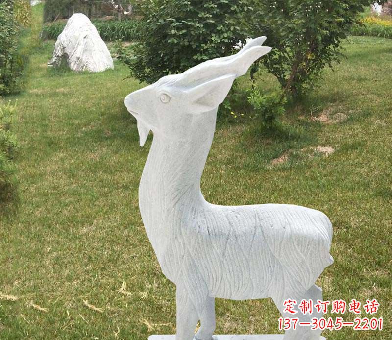 泉州中领雕塑角度石雕动物羊雕塑