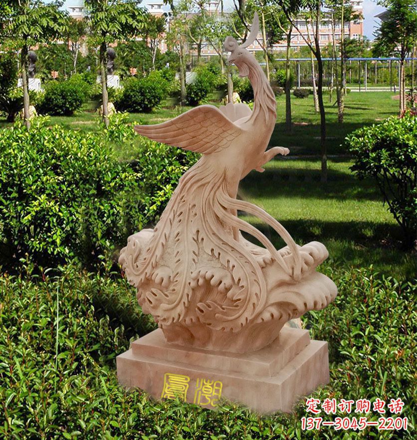 泉州雕刻凤凰传递祥瑞祝福