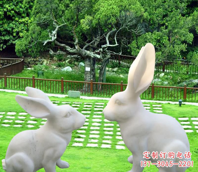 泉州中领雕塑定制独特的兔子雕塑