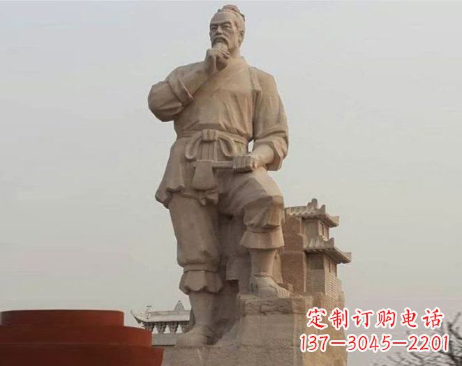 泉州重拾古代风采,中领雕塑打造高贵的鲁班雕塑