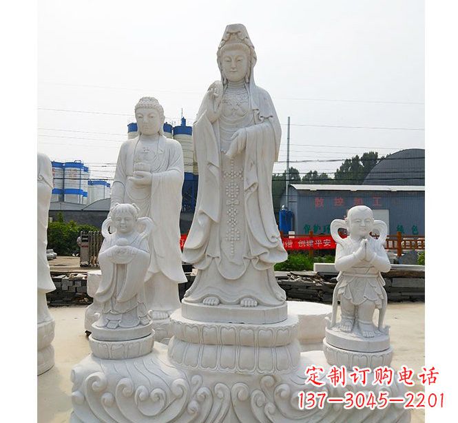 泉州手工精美的观音塑像