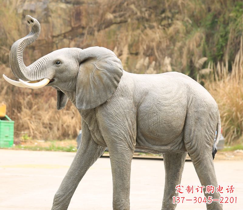 泉州石雕广场动物大象雕塑