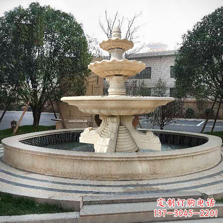 泉州石雕花盆喷泉