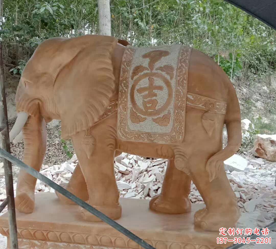 泉州美观高雅的吉祥大象雕塑