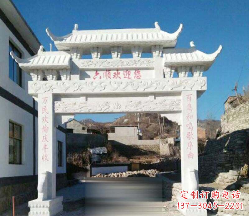 泉州牌坊雕塑:为景观增添独特灵气