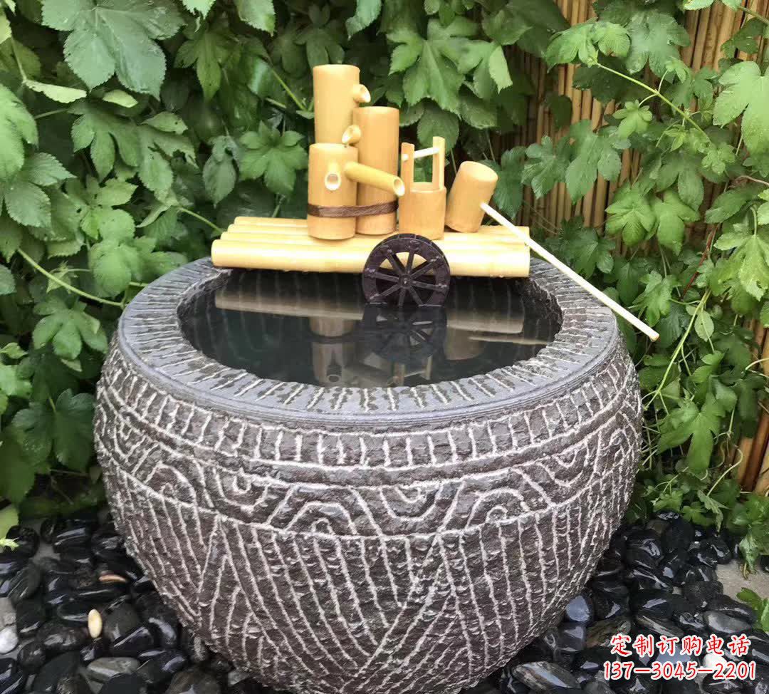 泉州异彩纷呈的水缸雕塑