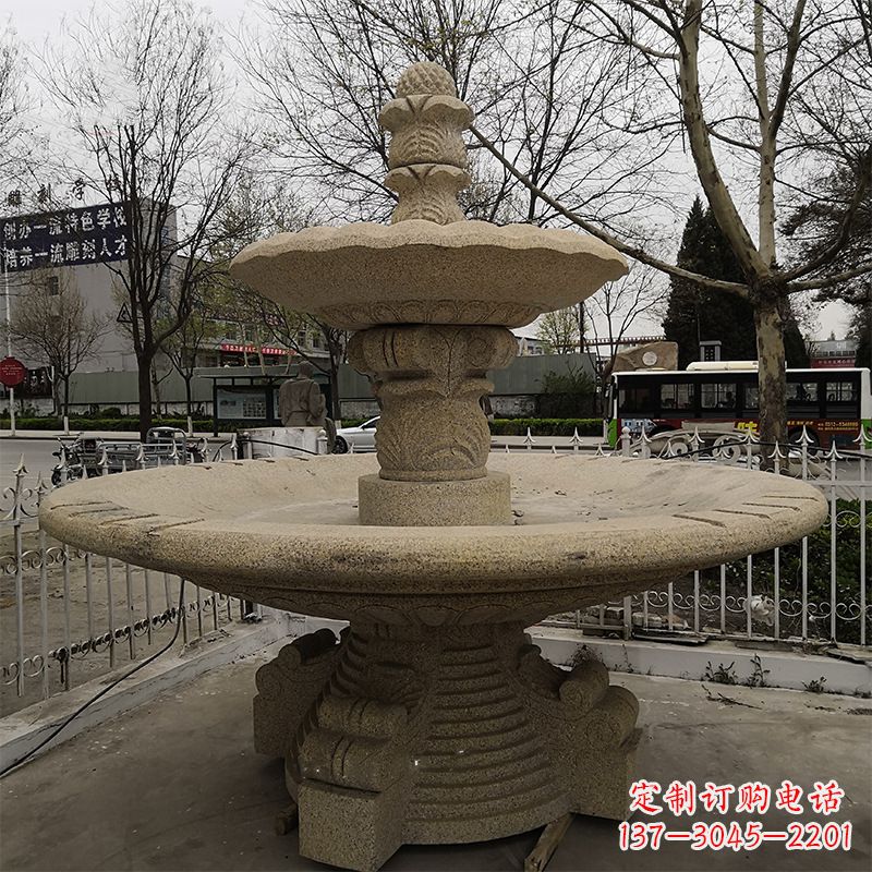 泉州石雕莲花风水球