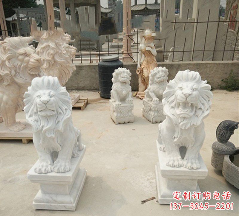 泉州传承欧式历史的狮子雕塑