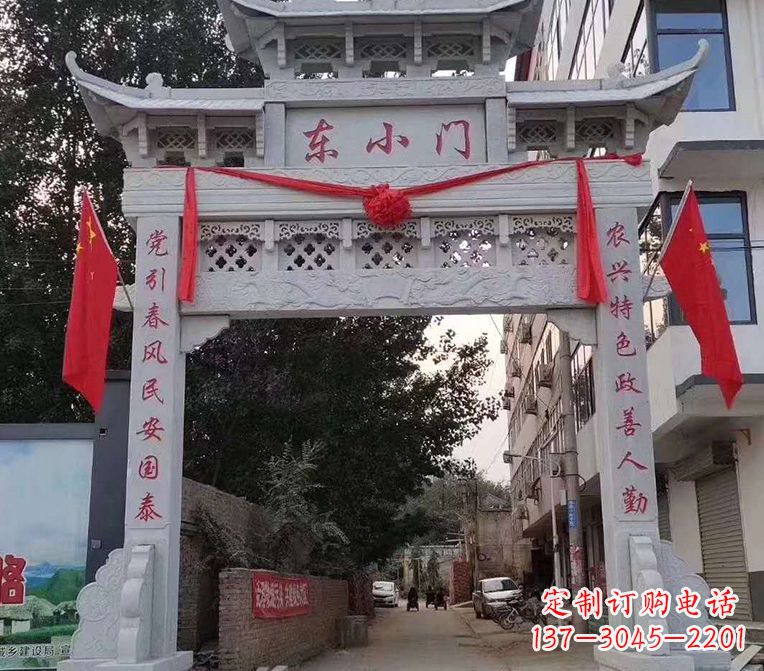 泉州精美锻铸牌楼雕塑,展现独特艺术魅力