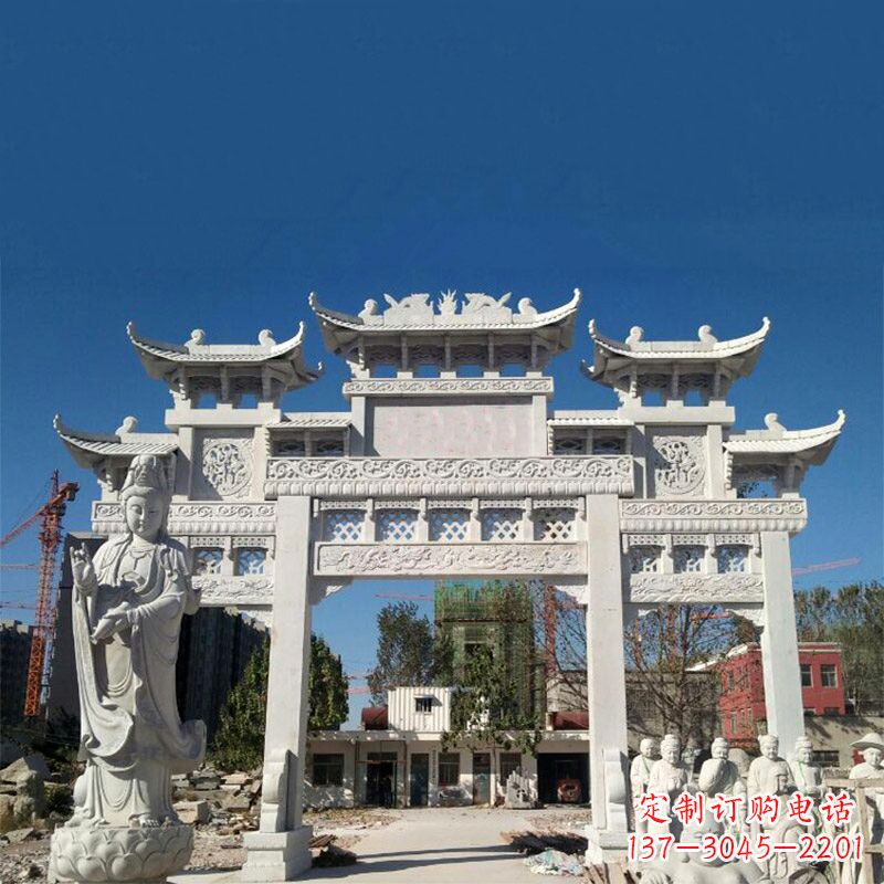 泉州中领雕塑牌楼铸铜雕塑