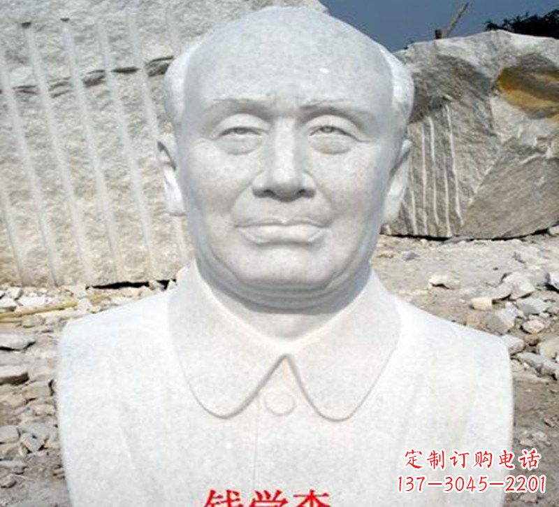 泉州拥有雄浑气势的钱学森头像雕塑