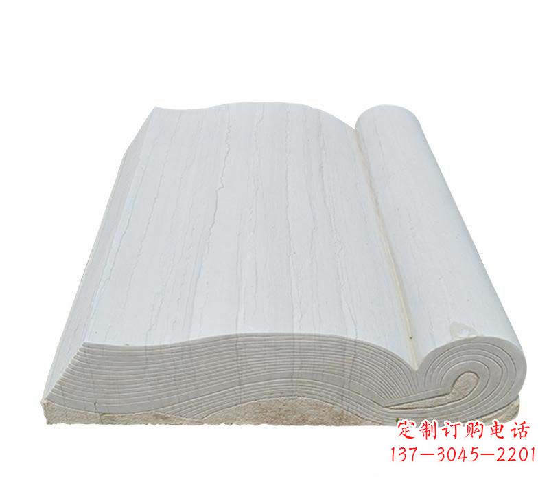 泉州石雕无字书籍雕塑