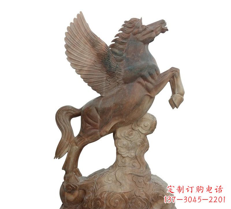 泉州石雕祥云飞马