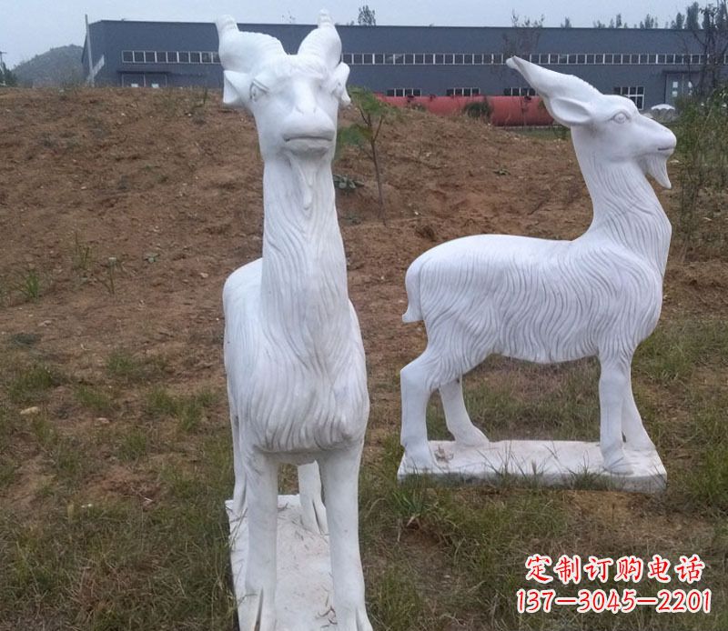 泉州石雕羊动物雕塑