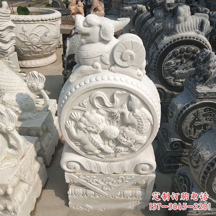 泉州石门墩石雕