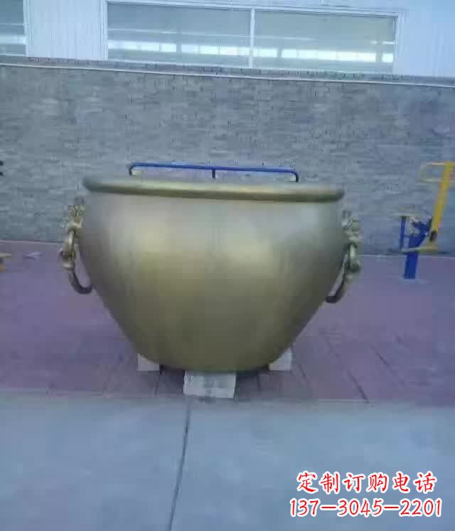 泉州水缸铜雕塑