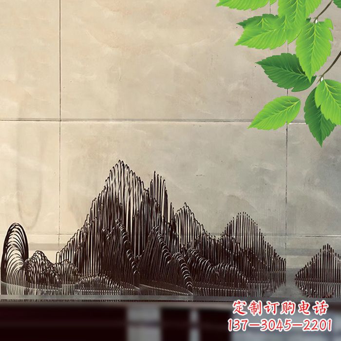 泉州水景水池不锈钢假山雕塑