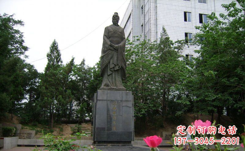 泉州司马迁古代名人铜雕