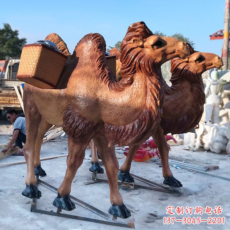 泉州丝绸之路仿真骆驼雕塑
