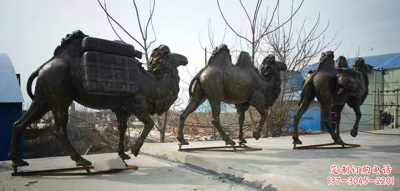 泉州丝绸之路铜骆驼雕塑