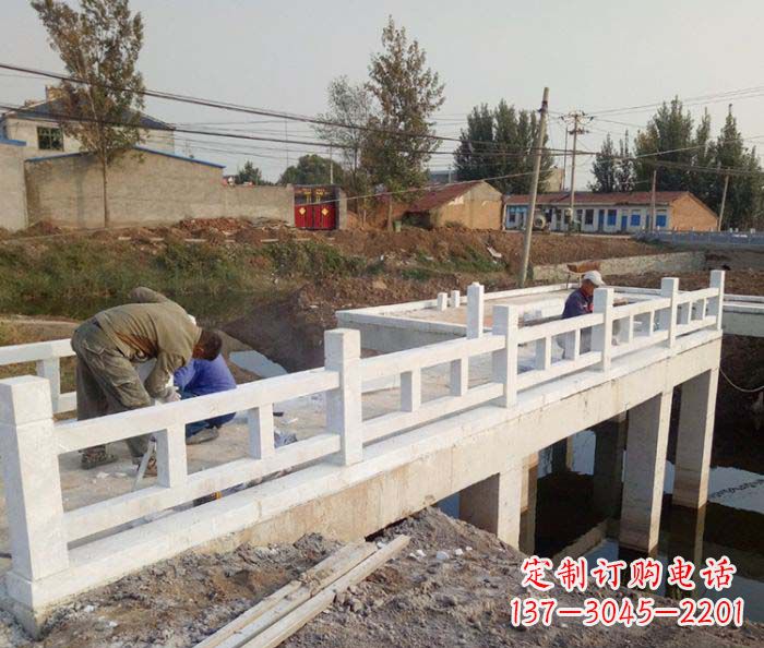泉州寺庙景观汉白玉栏板石雕