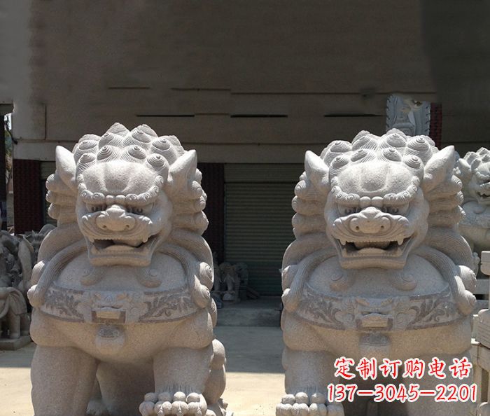 泉州寺庙景观仿古镇宅石狮子