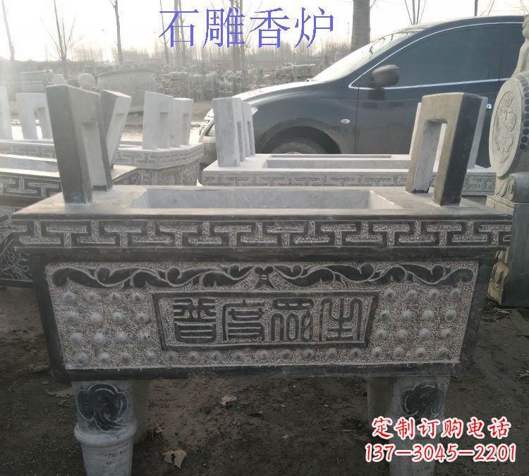 泉州寺庙普度众生香炉石雕