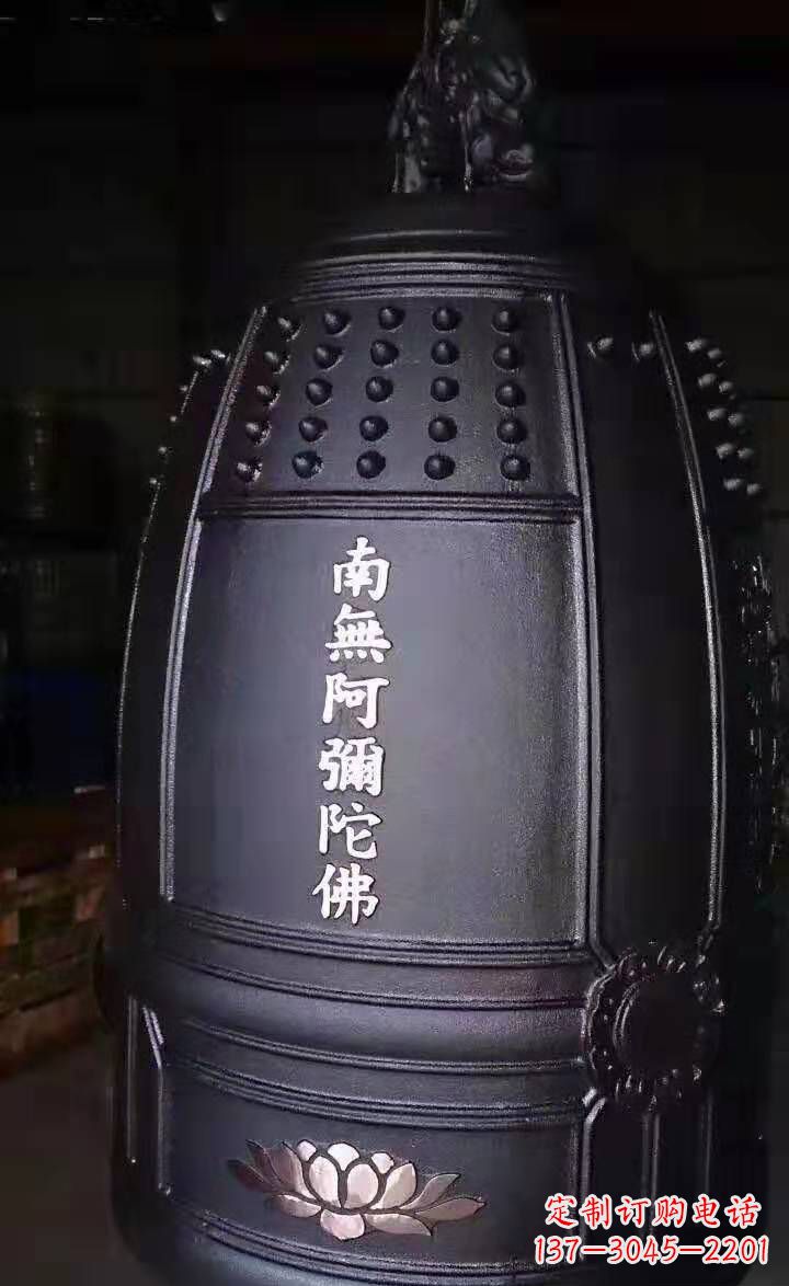 泉州寺庙铜钟雕塑户外景观雕塑