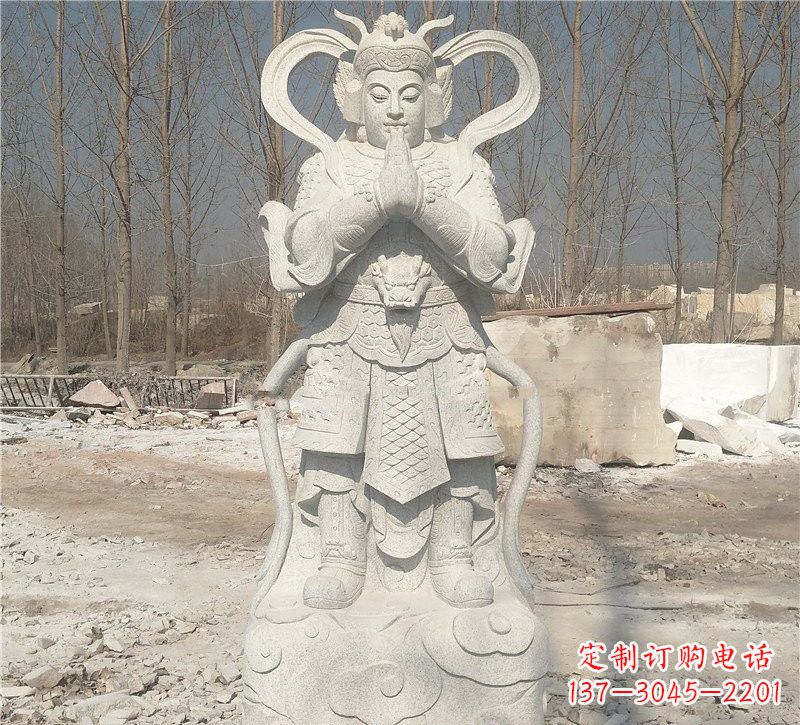 泉州寺庙韦陀菩萨雕塑