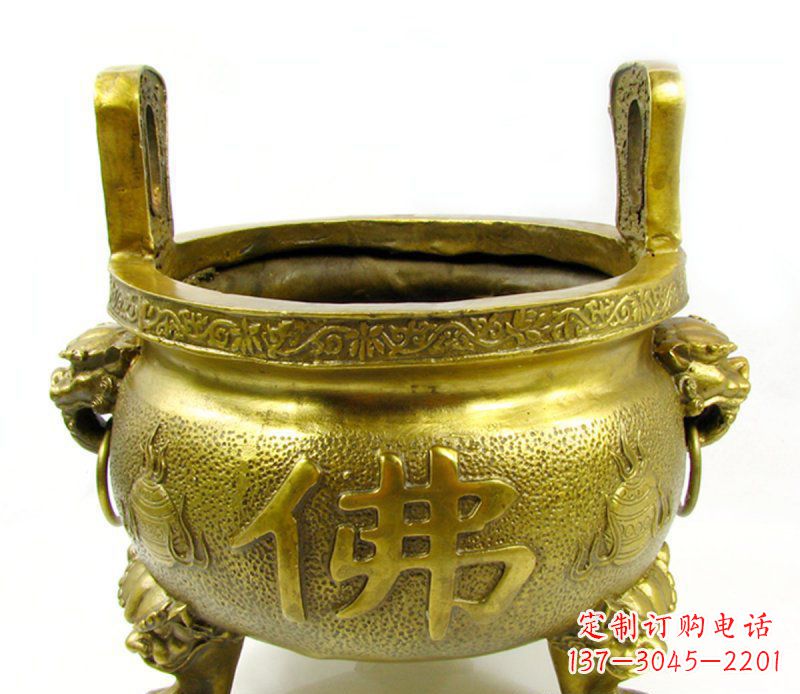 泉州寺庙香炉铜雕 (6)