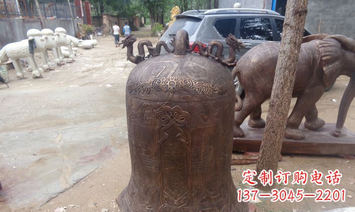 泉州寺庙铸铜钟铜雕 (3)