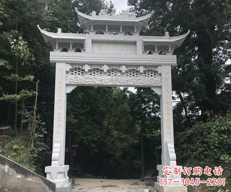 泉州寺院牌坊石雕