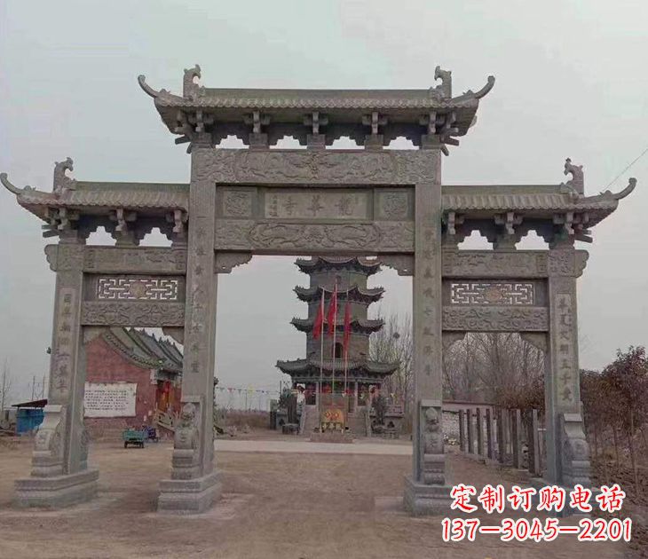 泉州寺院石牌坊