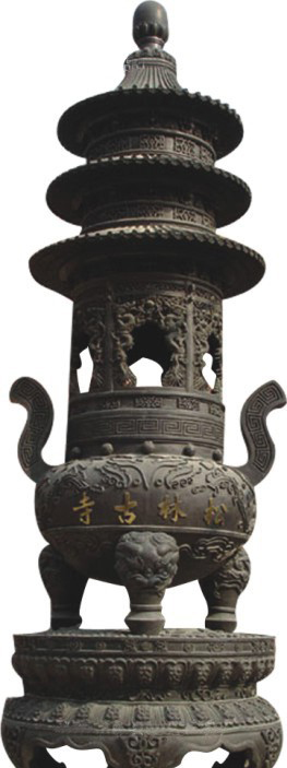 泉州松林古寺铜香炉