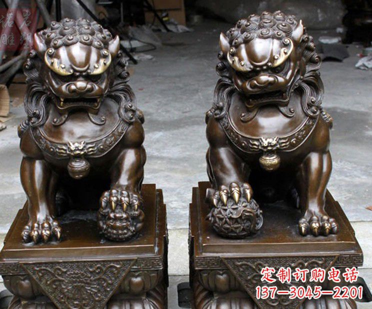 泉州天安门铜狮子