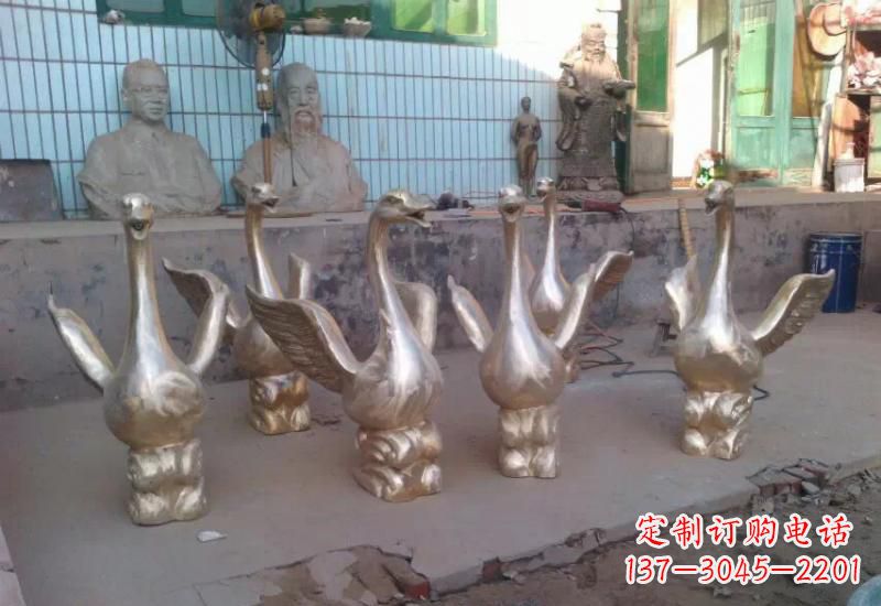 泉州天鹅喷泉雕塑