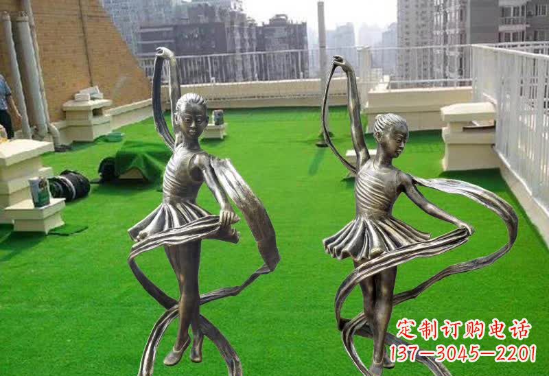 泉州跳舞的女孩铜雕