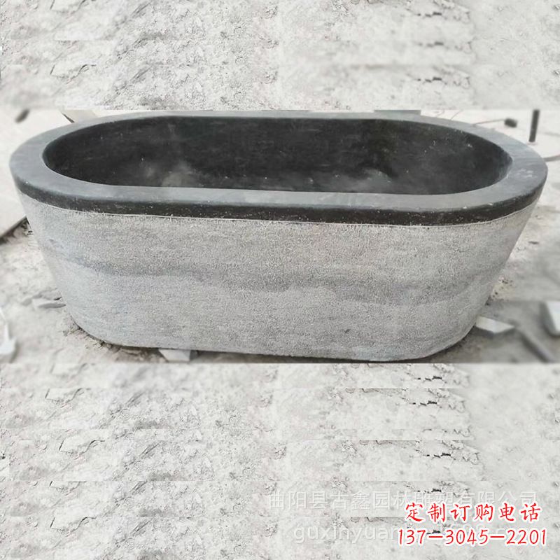 泉州庭院养鱼石雕水槽