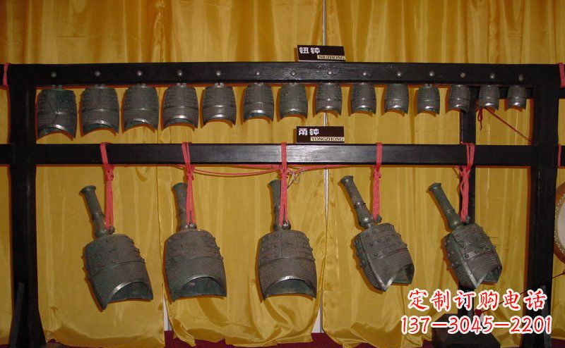 泉州铜编钟古代乐器雕塑