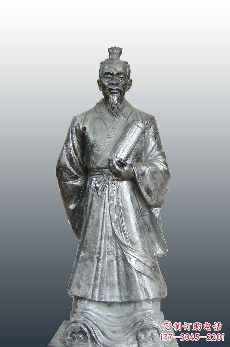 泉州铜雕扁鹊古代名医雕塑