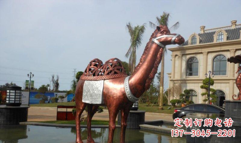 泉州铜雕抽象骆驼