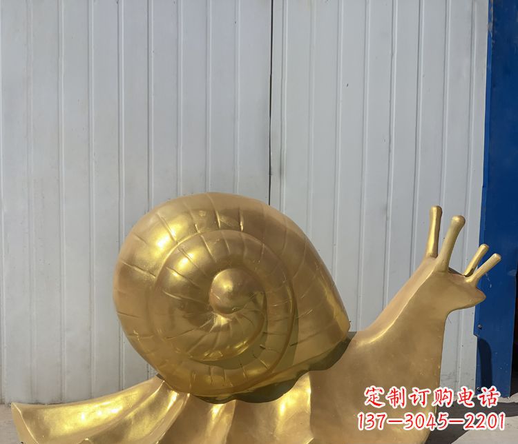 泉州铜雕创意蜗牛雕塑